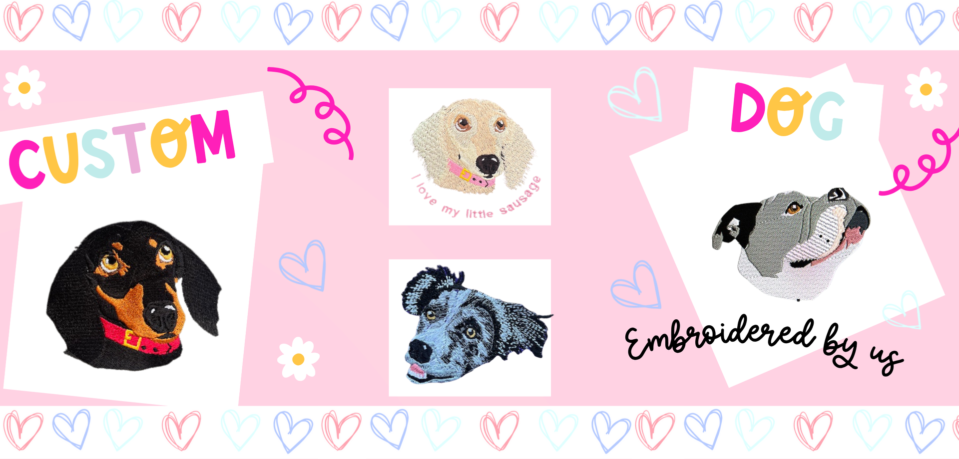 Custom Dog Embroidery at Heartfelt Products

