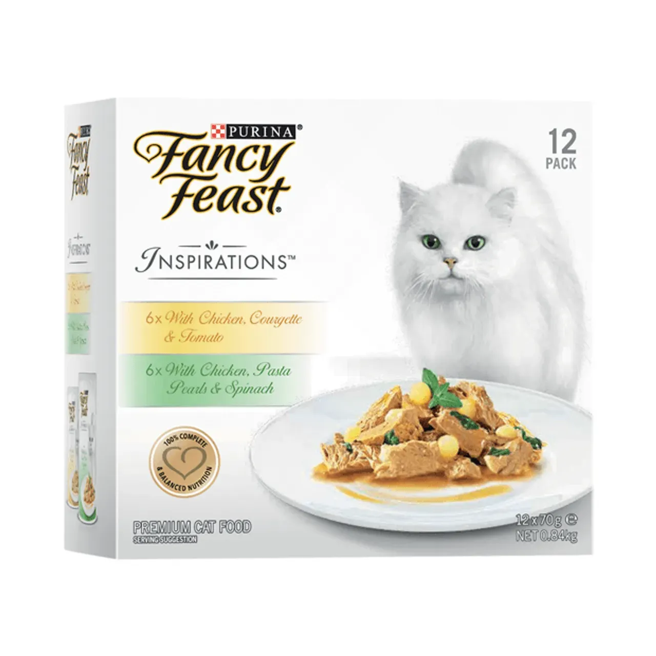 Fancy Feast Inspirations Chicken Mixed Pack 12 x 70g