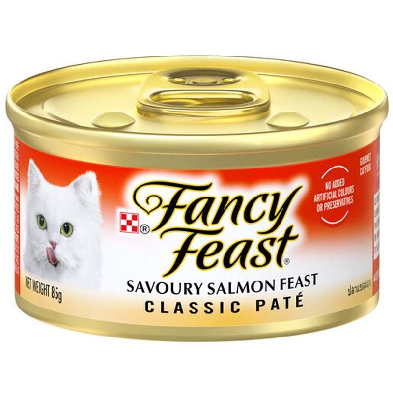 FANCY FEAST Classic Pate Savory Salmon Feast 85g (24)