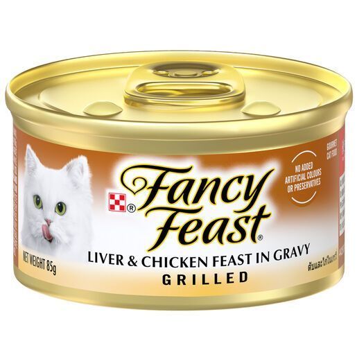 FANCY FEAST Grilled Liver & Chicken In Gravy 85g (24)