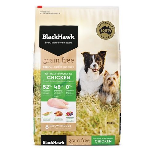 Black Hawk Grain Free Dog Chicken Adult 15kg
