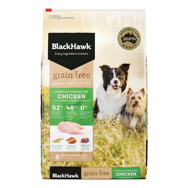 Black Hawk Grain Free Adult Dog Chicken 7kg