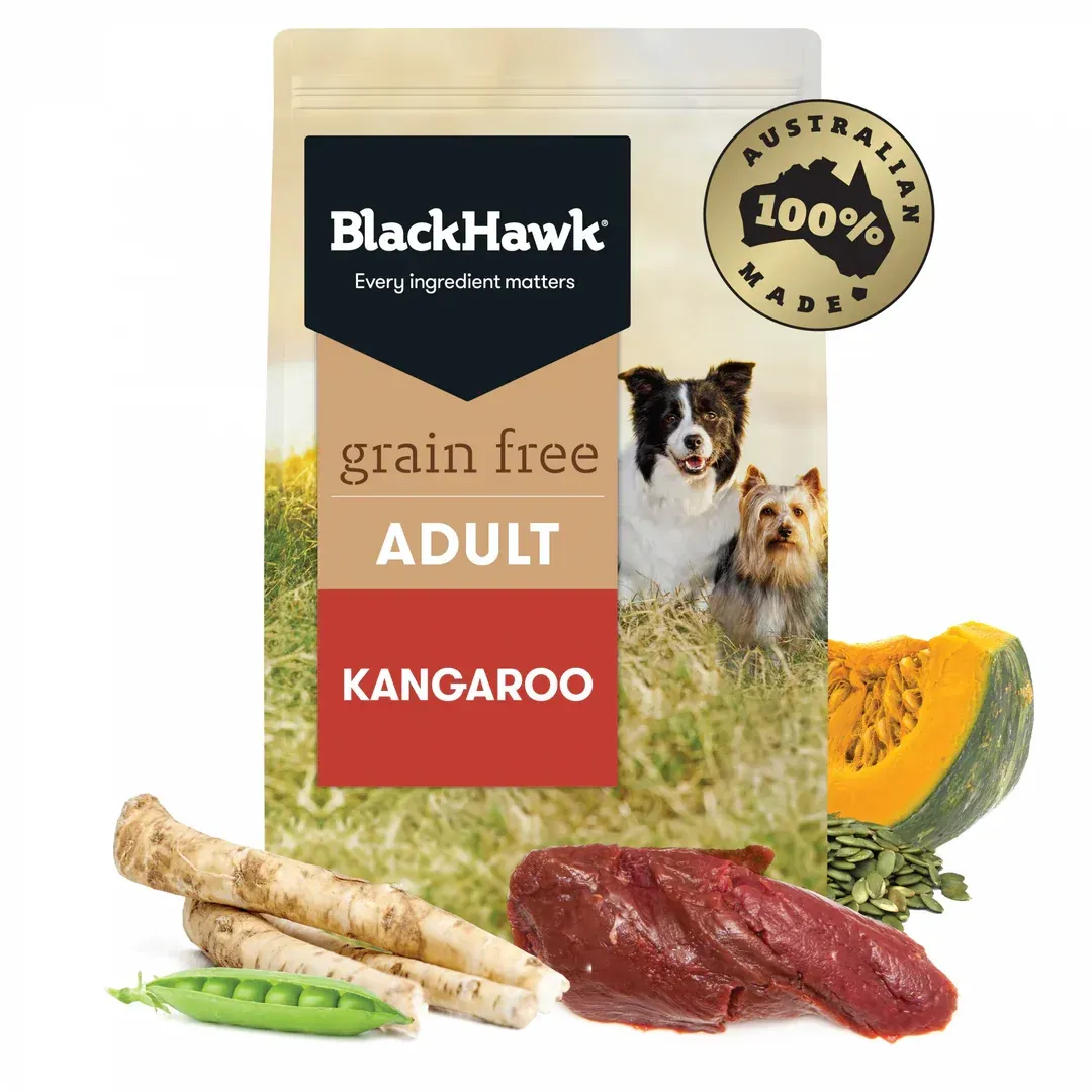 Black Hawk Grain Free Adult Dog Kangaroo 7kg