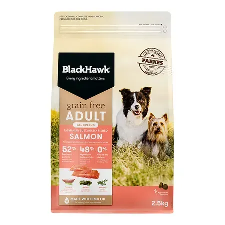 Black Hawk Grain Free Adult Dog Salmon 2.5kg