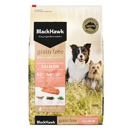 Black Hawk Grain Free Adult Dog Salmon 7kg