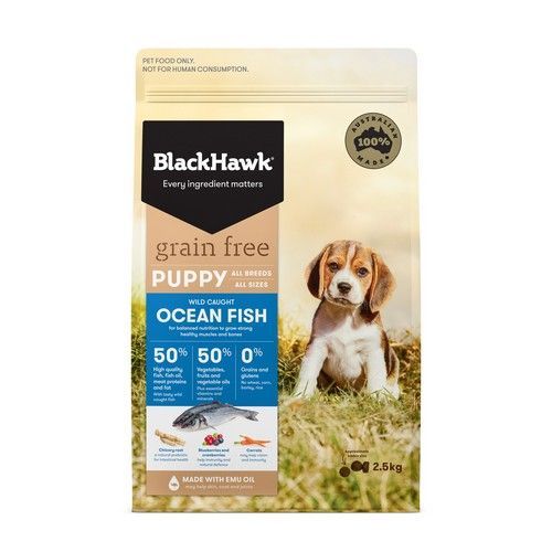 Black Hawk Grain Free Puppy Ocean Fish 2.5kg