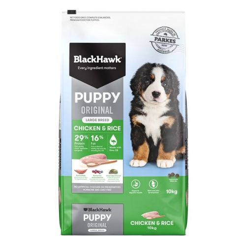 Black Hawk Puppy Large Breed Original Chicken and Rice 10kg