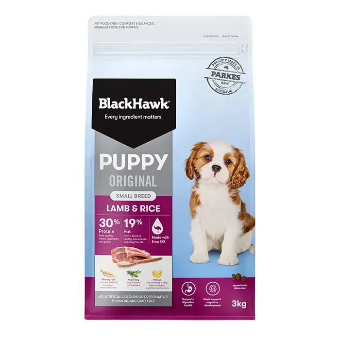 Black Hawk Puppy Small Breed Original Lamb and Rice 3kg