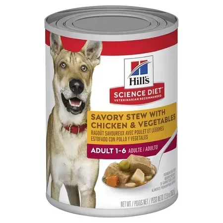 Hill'S Science Diet Canine Adult Savoury Stew With Chicken & Vegetables 363g (12)