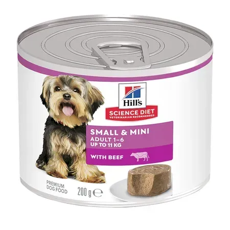 Hill'S Science Diet Canine Adult Small & Mini Mousse with Beef 200g (12)