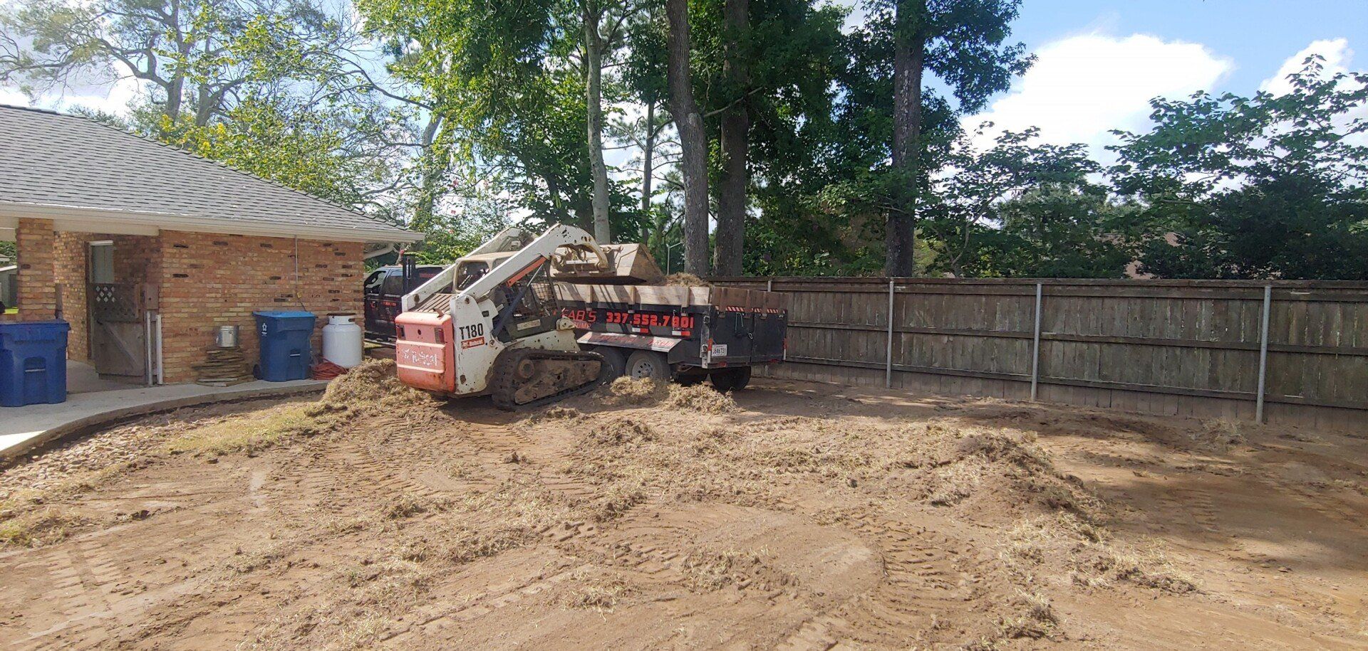 Dump Truck With Topsoil
