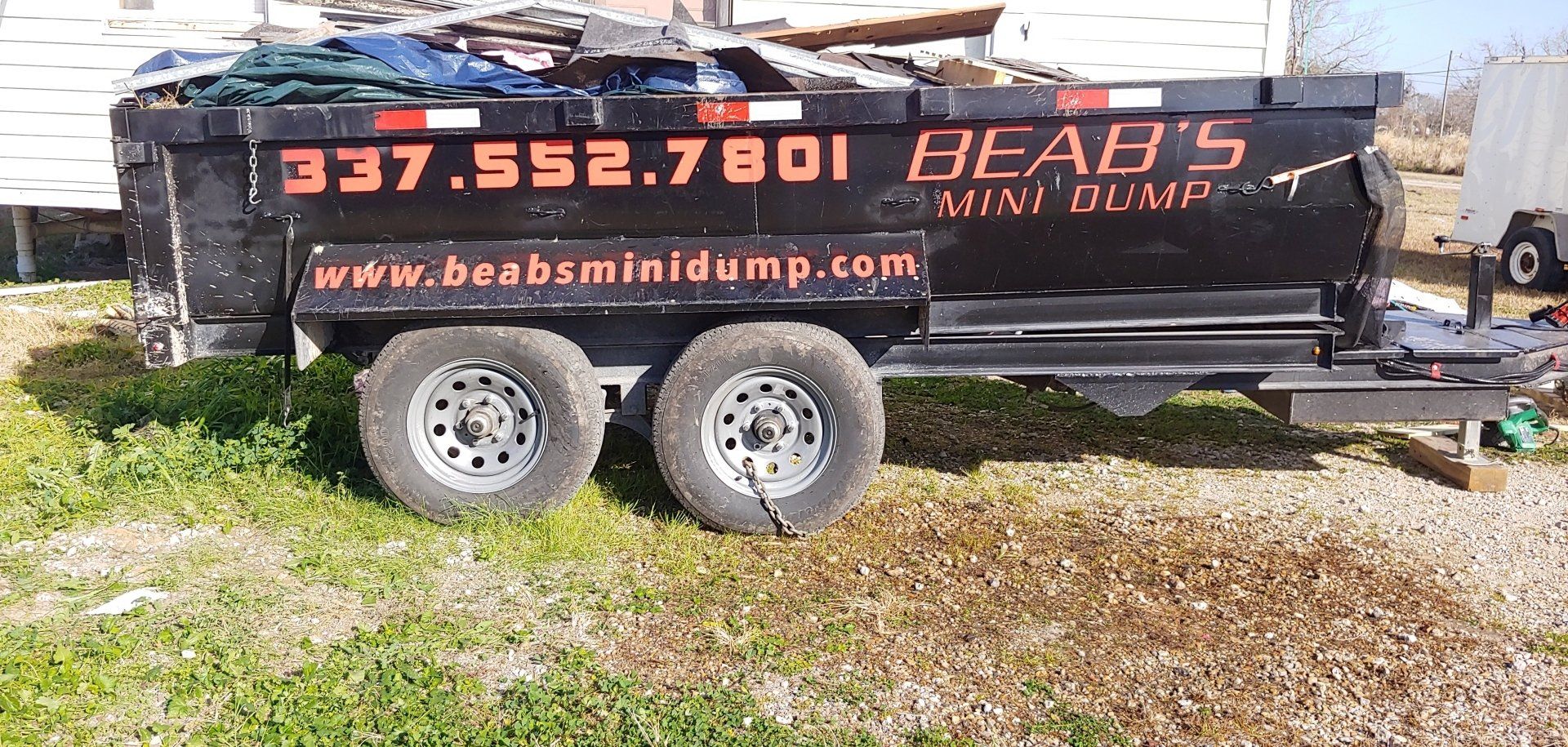 Yard Debris On The Truck