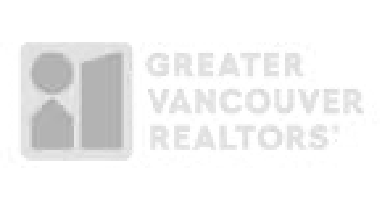A black and white logo for greater vancouver realtors.