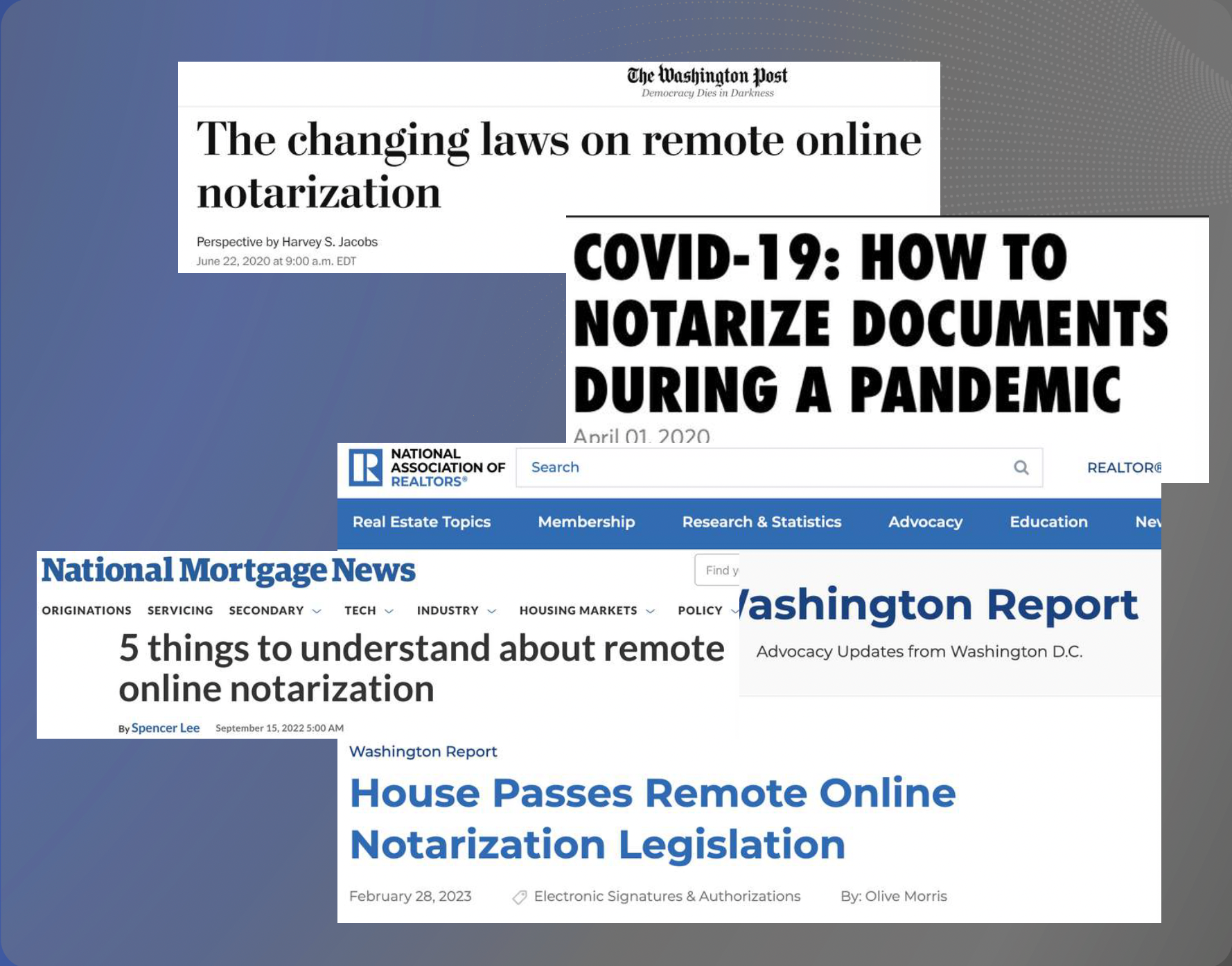 The changing laws on remote online notaryization during a pandemic
