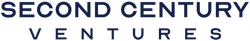 A logo for second century ventures is shown on a white background