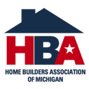 A logo for the home builders association of michigan