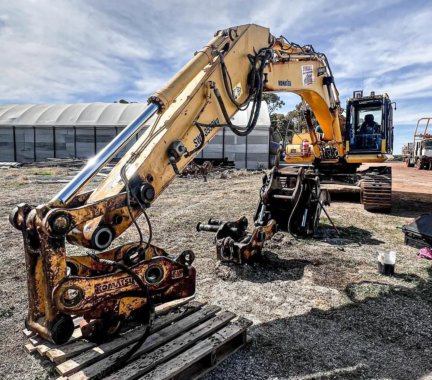 Heavy machinery servicing