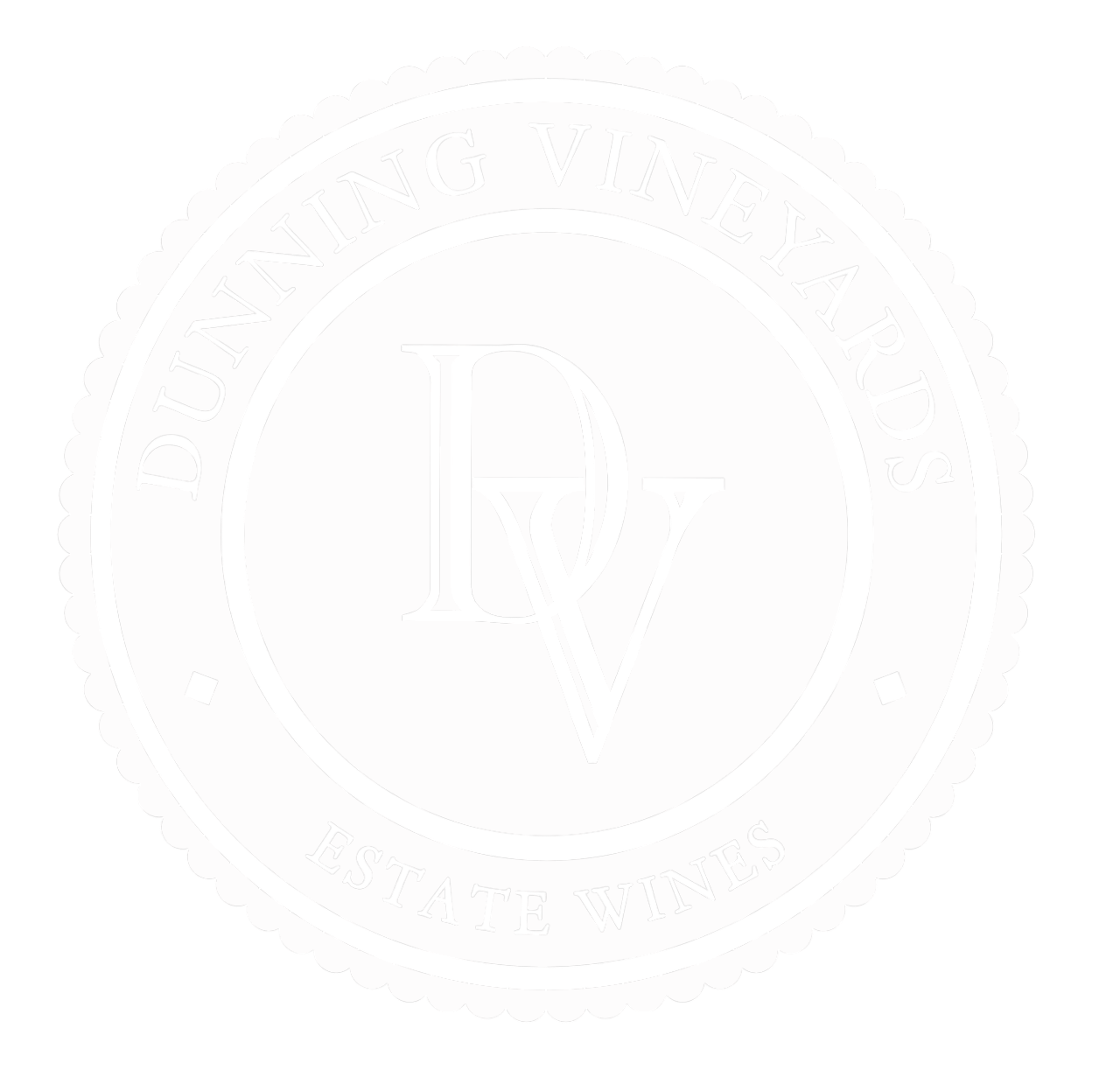 The word vineyards is written in cursive on a white background.