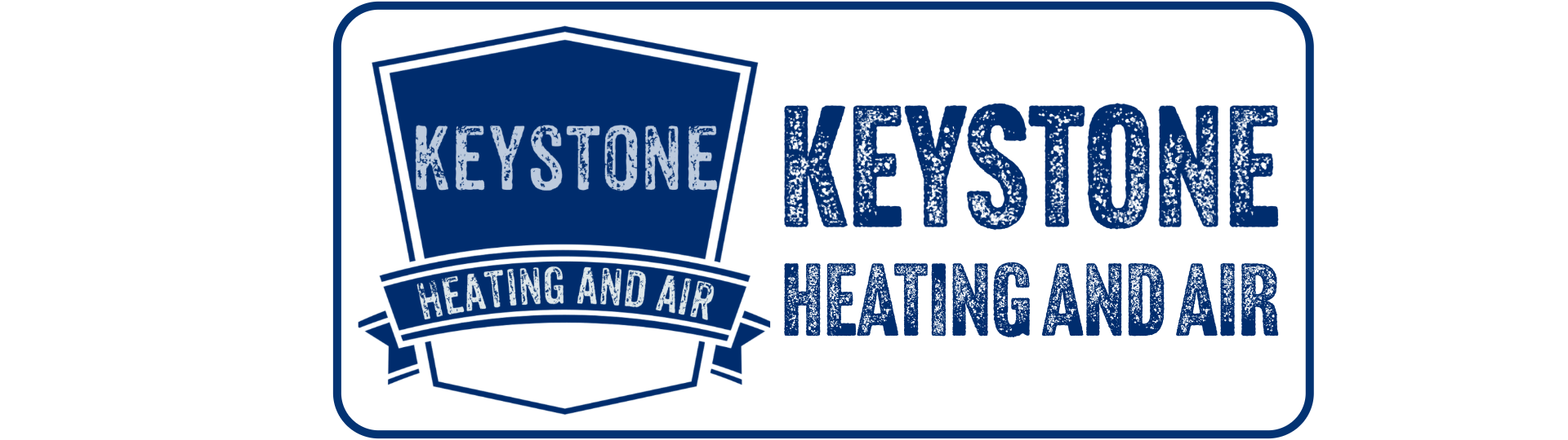 keystone heating and air business logo