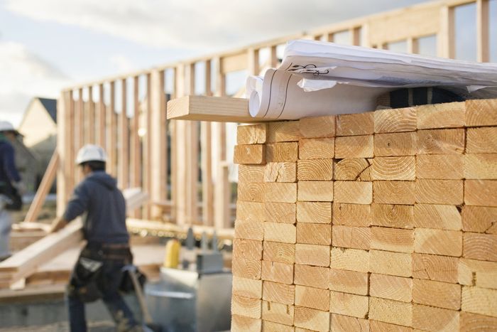 Man Holding A Lumber — Ennis, TX — Blackland Building Supply