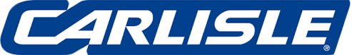 A blue and white carlisle logo on a white background