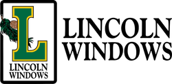 Logo of Lincoln Windows with a green 