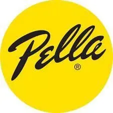 Yellow circle with black 