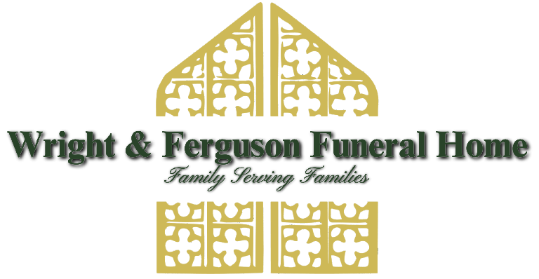 The logo for sample funeral home is shown on a white background.