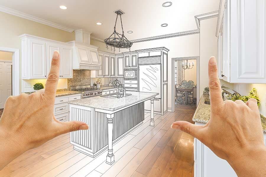 A Draft Of A  Home Kitchen — Crowfoot Constructions NSW, 2830