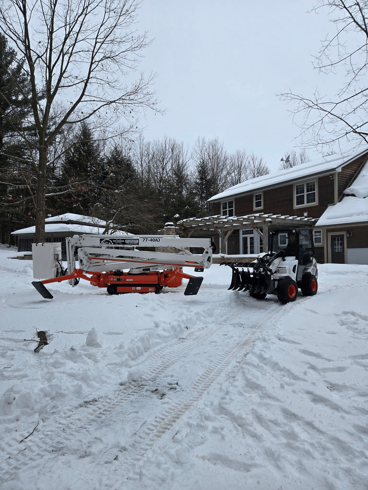 Tree trimming project in Wausau WI