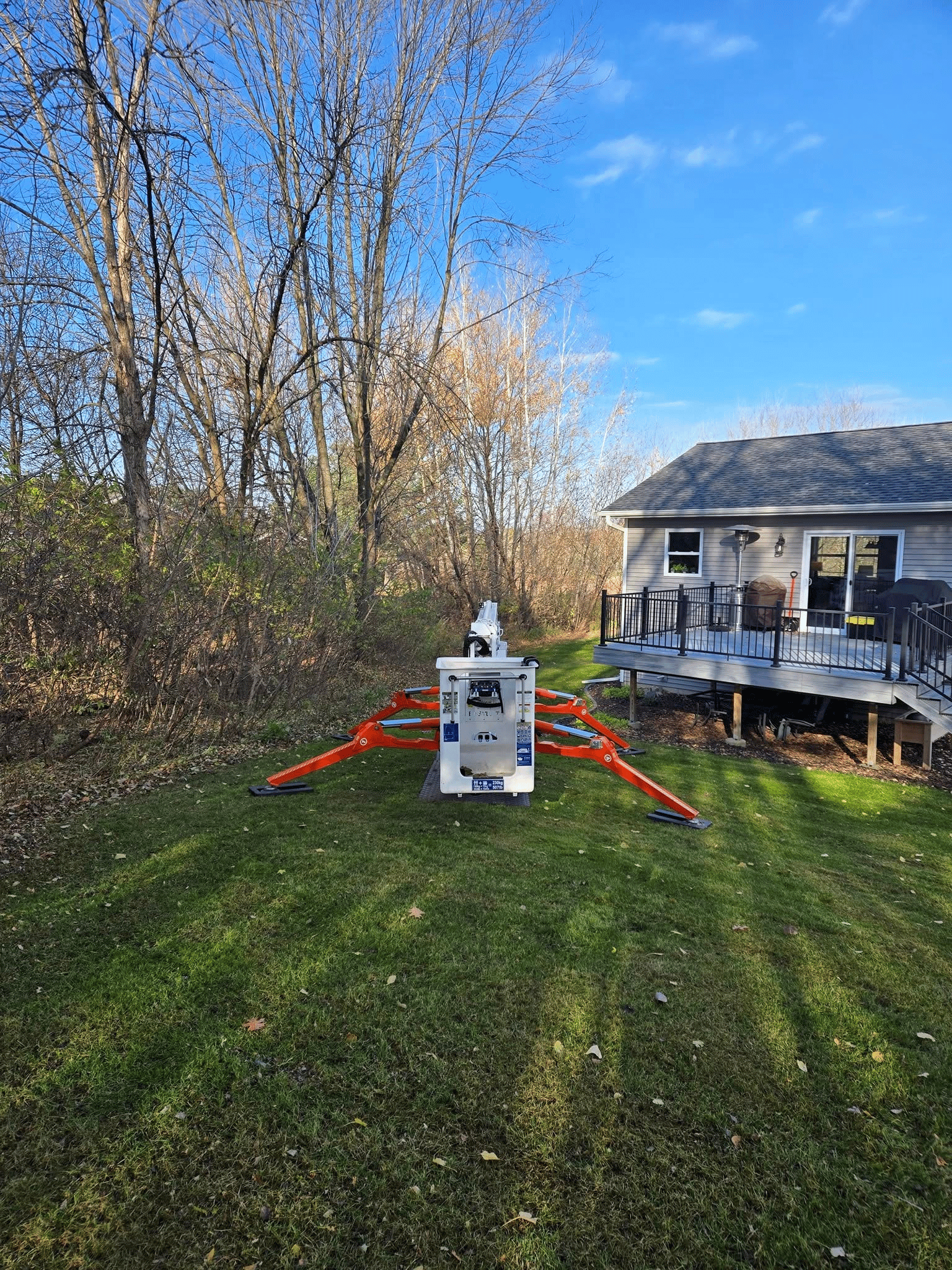 Tree trimming project in Wausau WI