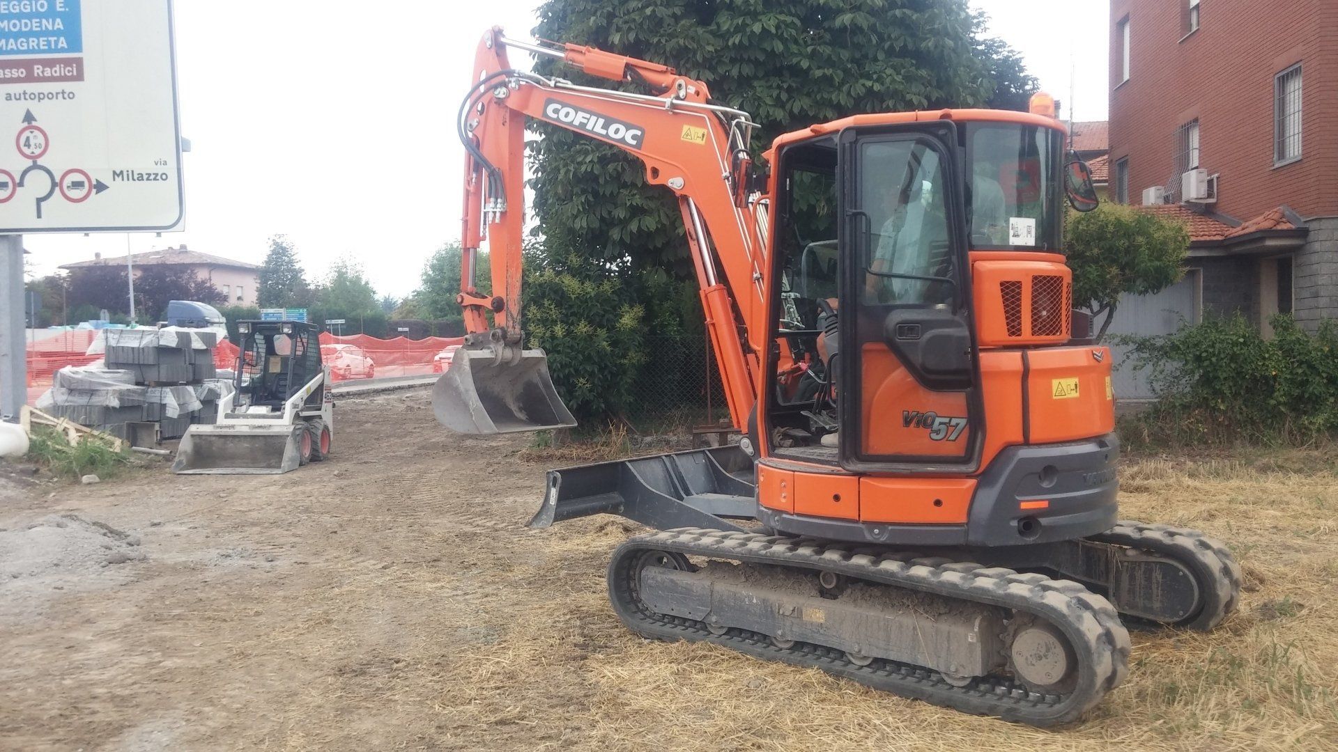 intervento edile per la preparazione di fondi