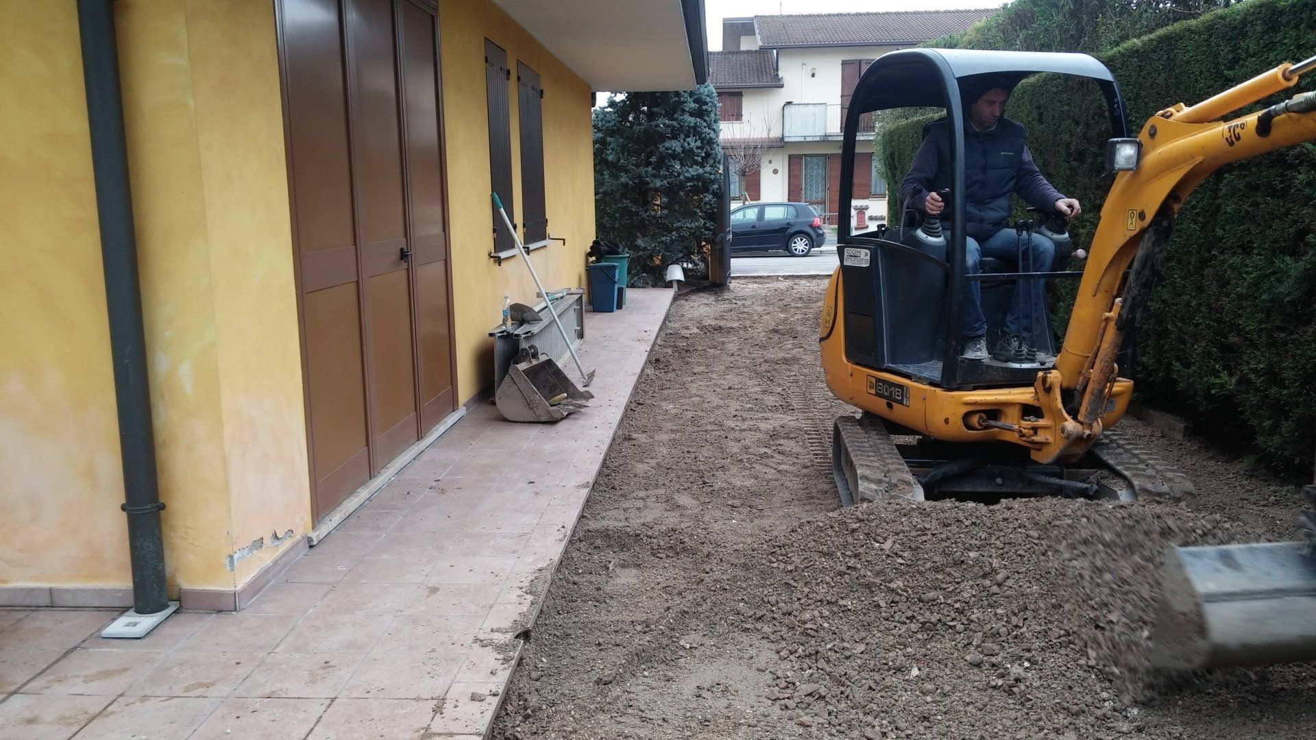 intervento di edilizia per la preparazione di fondi