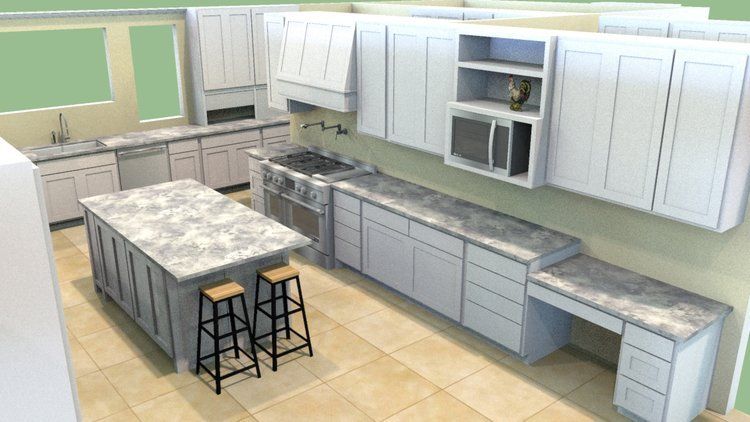 Kitchen Model Design — San Antonio, TX — McGovern Woodcraft