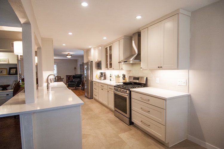 Kitchen with White Cabinets — San Antonio, TX — McGovern Woodcraft