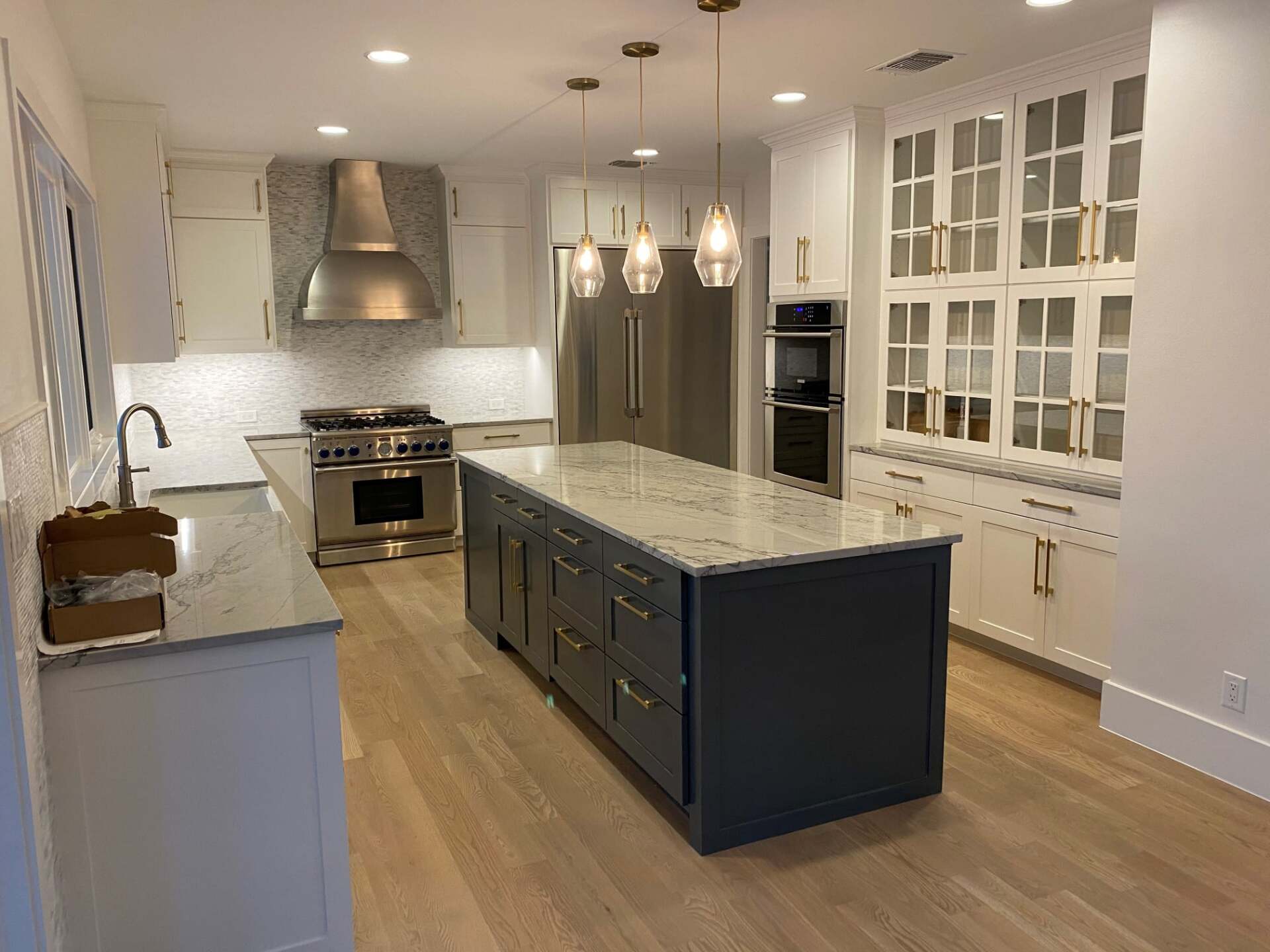 Fancy Kitchen with Center Island — San Antonio, TX — McGovern Woodcraft