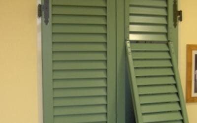 Persiana con sportello