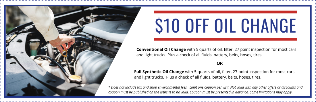 $10 OFF OIL CHANGE