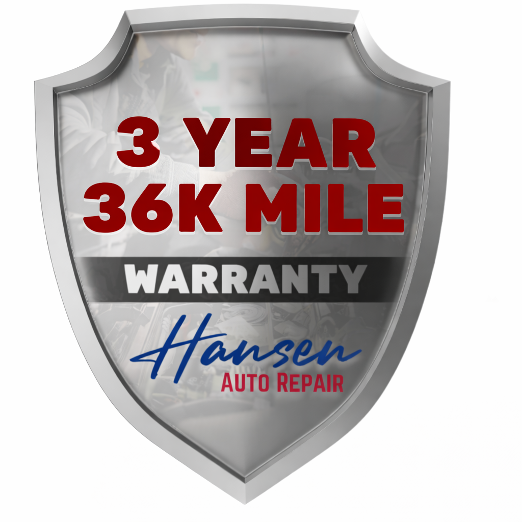 3-Year/36k Mile Warranty | Hansen Auto Repair