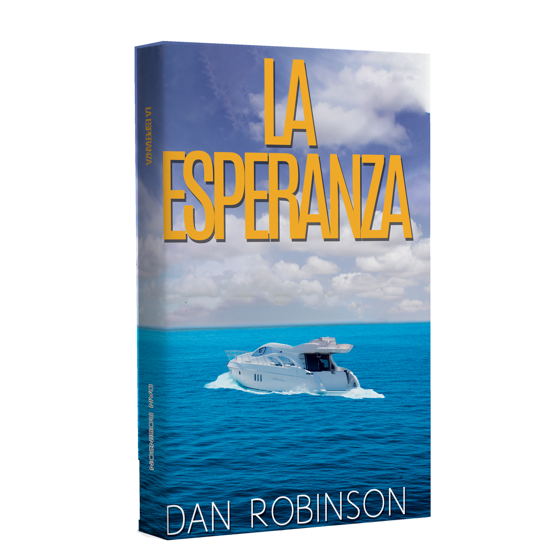 A book by dan robinson has a boat on the cover