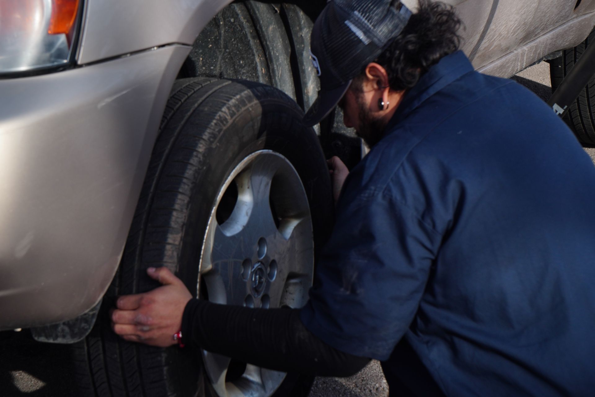 Vehicle tire safety inspection and tread check in Salt Lake City
