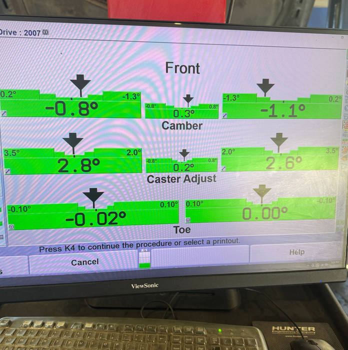 Vehicle alignment diagnostics and suspension inspection in Salt Lake City
