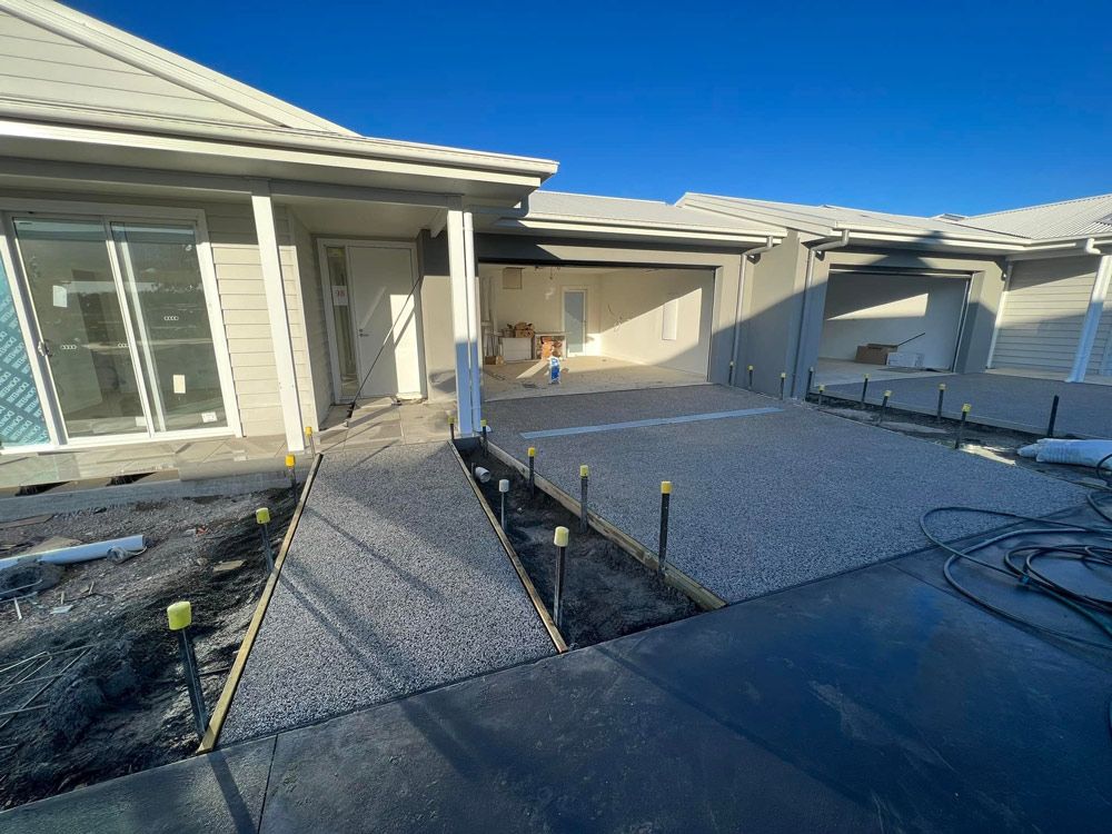 A Residential Concrete Driveway In Lake Macquarie