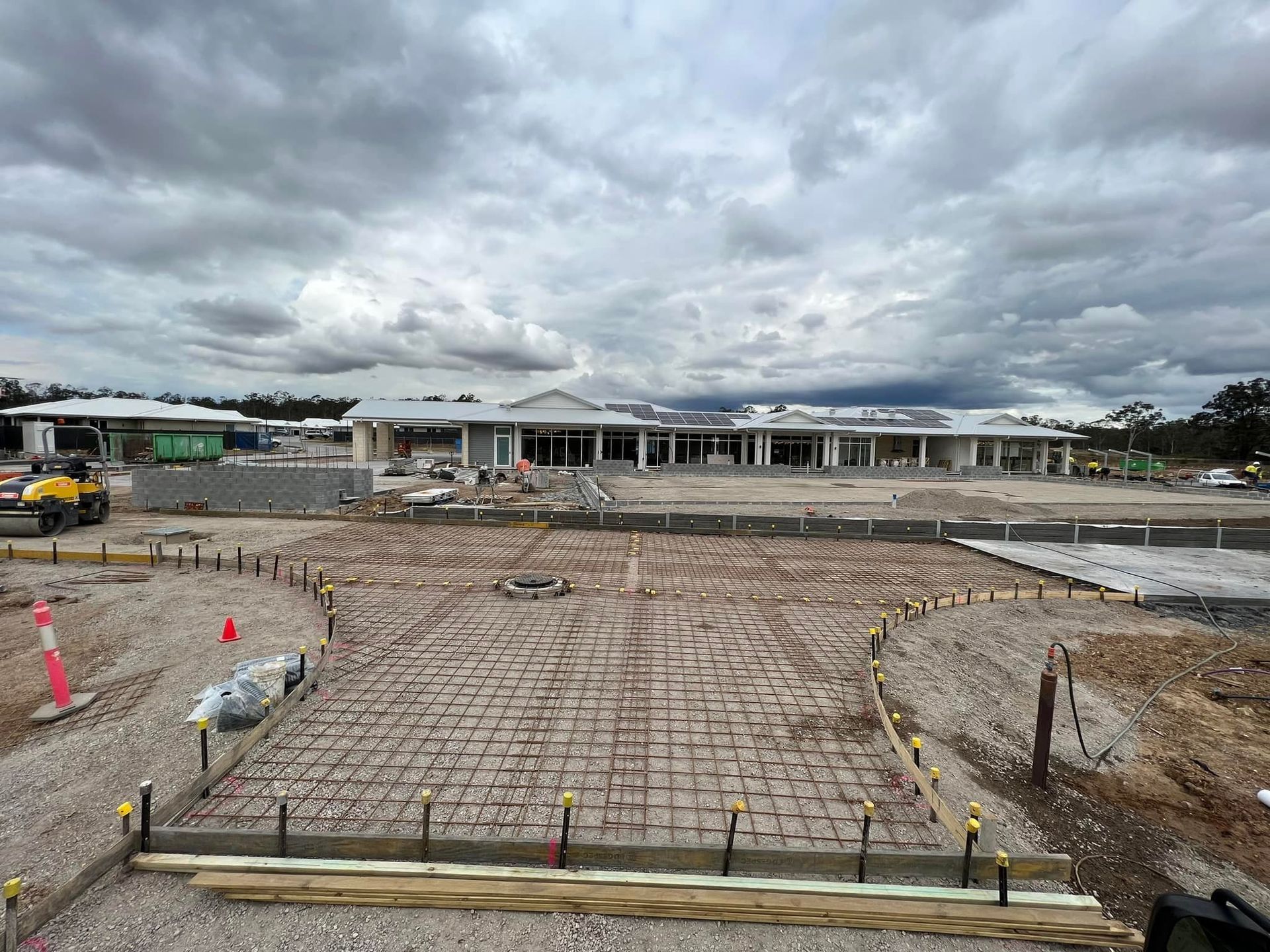 Construction Site Before Concrete Finish