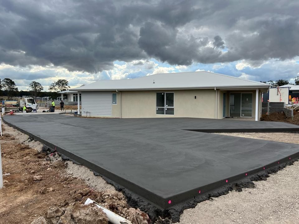 Fresh Concrete Driveway