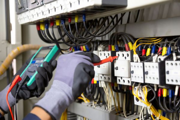 Electrician repairing cables — South Park, PA — DC Electric