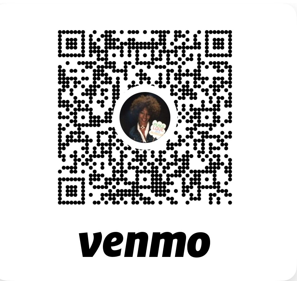Venmo QR code for Chandra Collins (@Chandra-Collins-1) with a profile photo in the center.