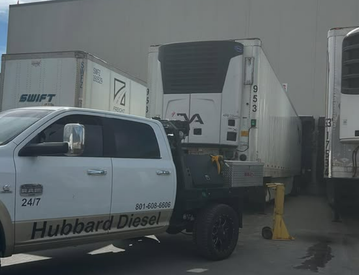 White pickup truck from 