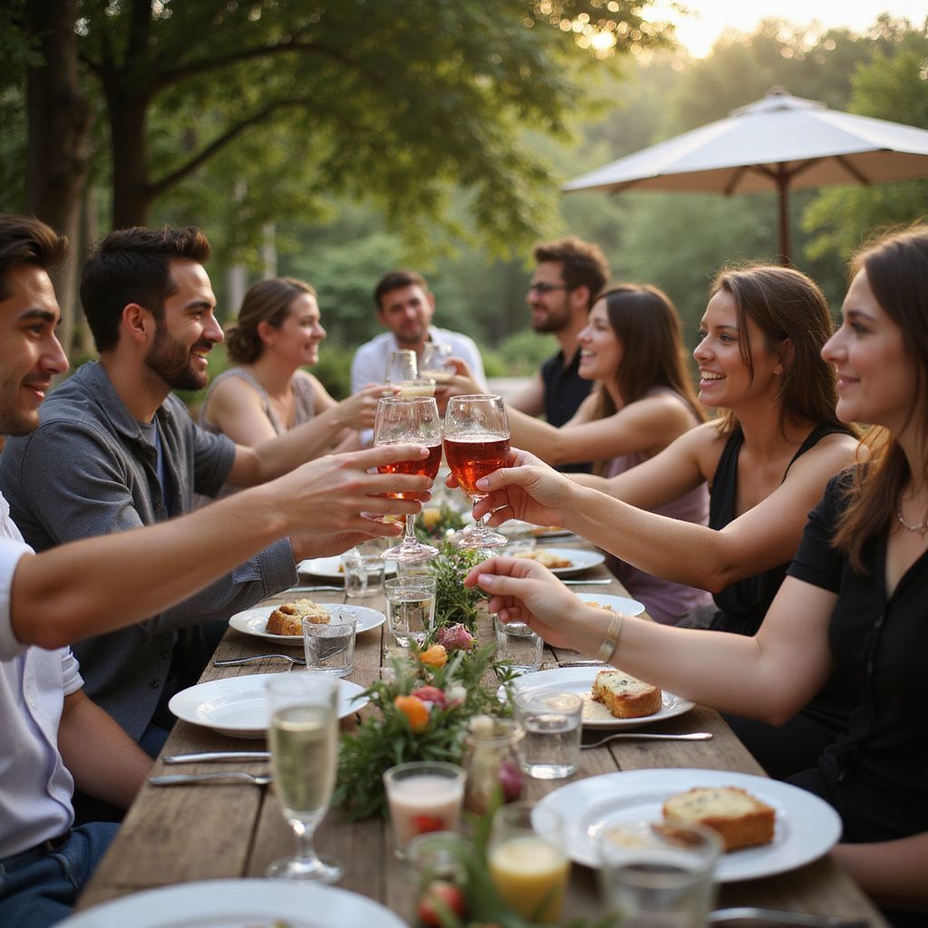 Lors d'un buffet de famille, Chez Bex, traiteur au Havre a organisé le banquet