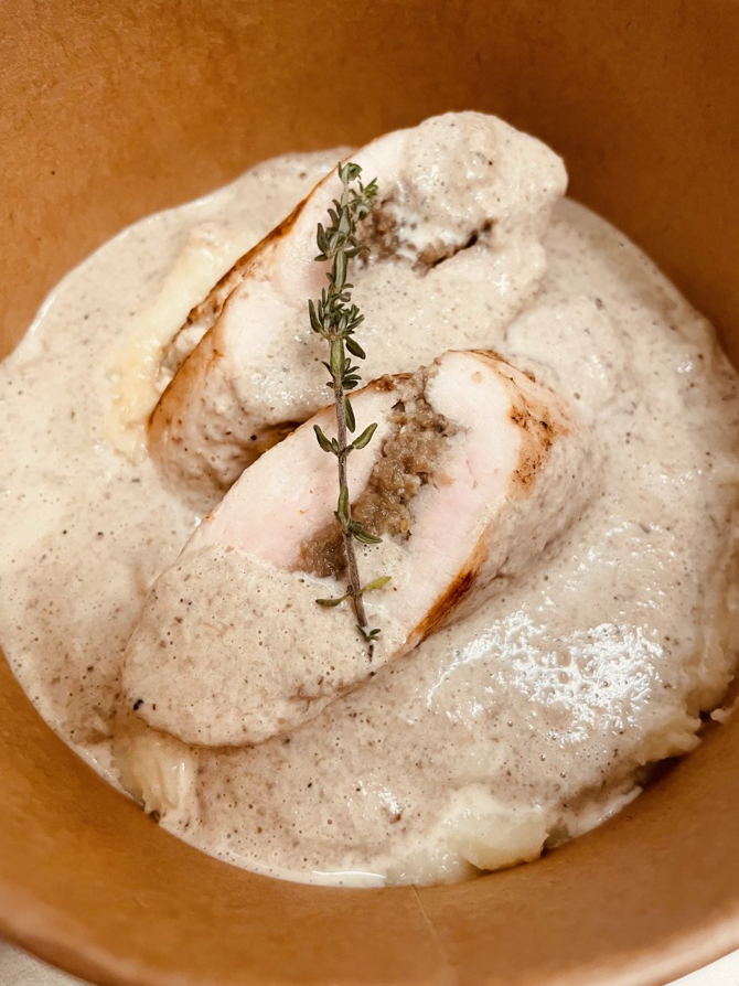 Poulet en repas par Chez Bex, traiteur au Havre